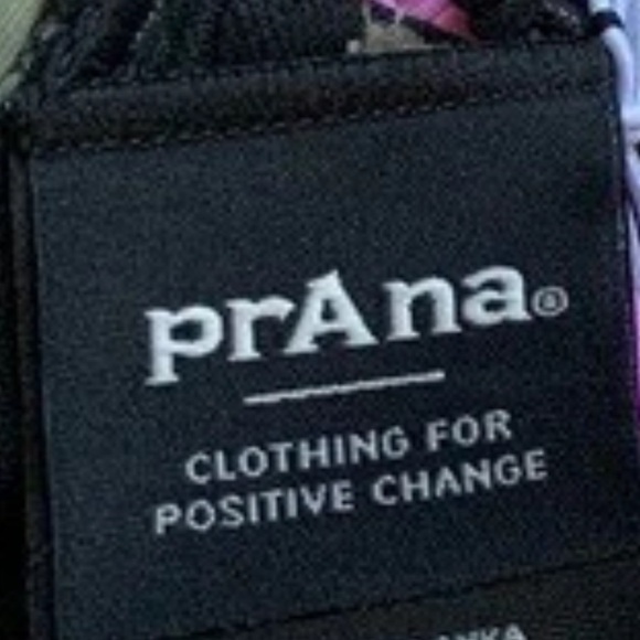 🌻NEW w/tags Prana XL Tulum Green Purple Black Color Block Bikini Top (3) - Picture 5 of 7